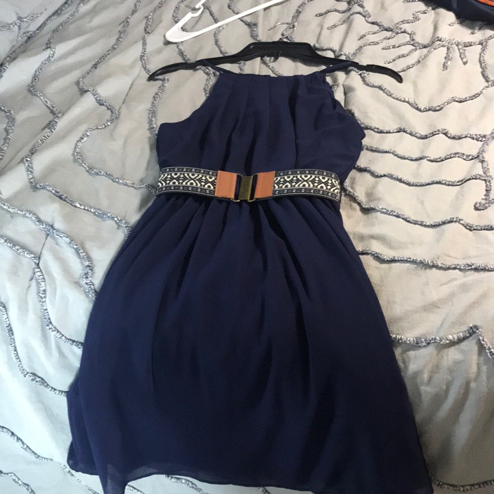 Blue dress
